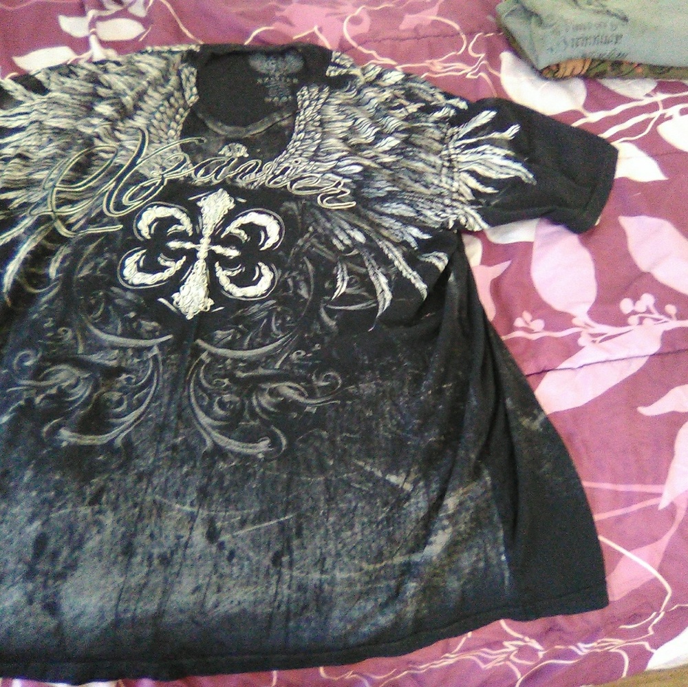 Black Xavier tee shirt